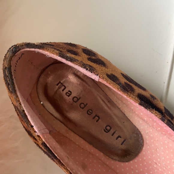 Leopard flats with bows by Madden Girl size 7 - Picture 4 of 10